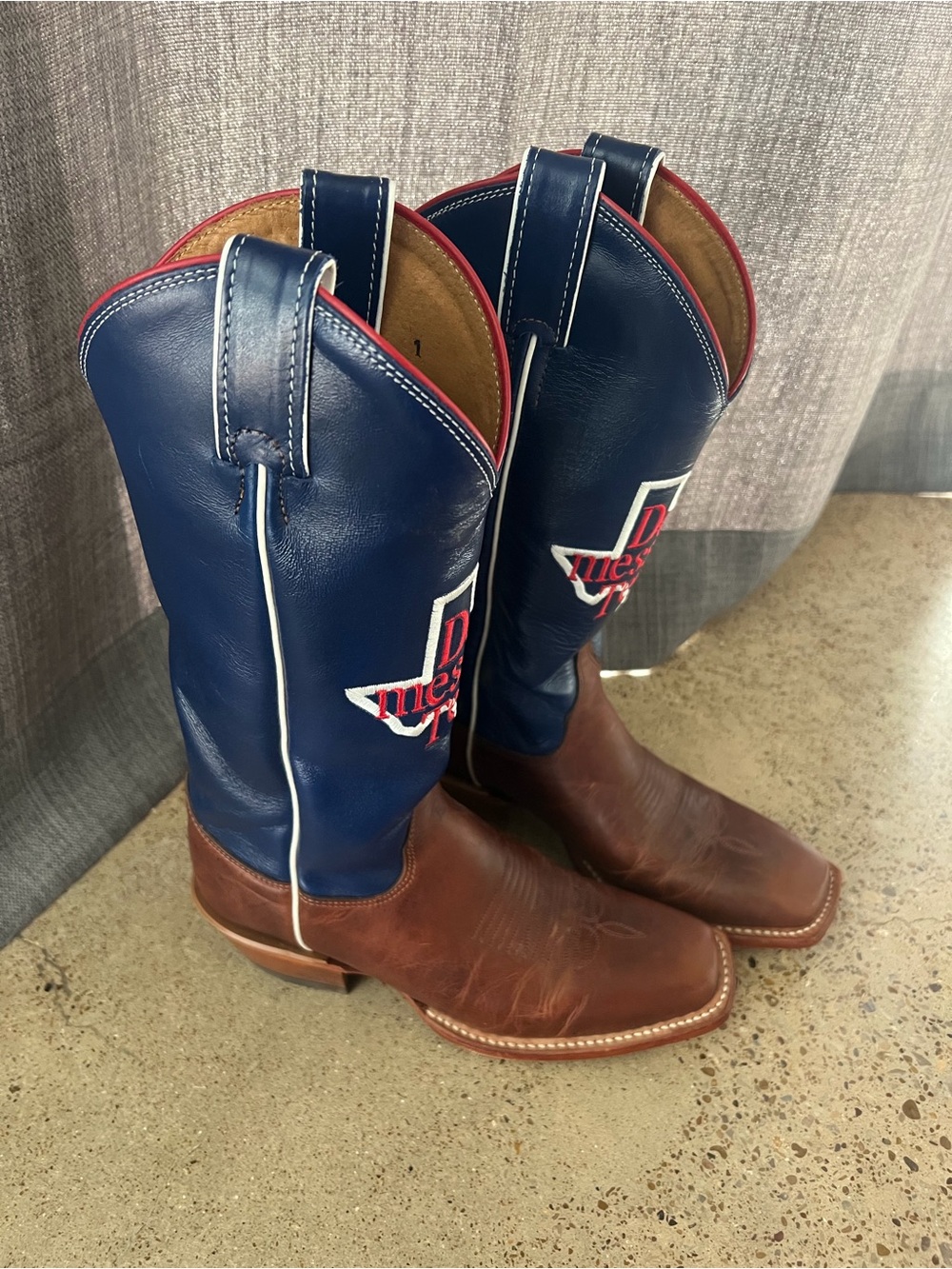 Women’s Justin Western Cowboy Boots - Don't Mess With Texas - Picture 2 of 4